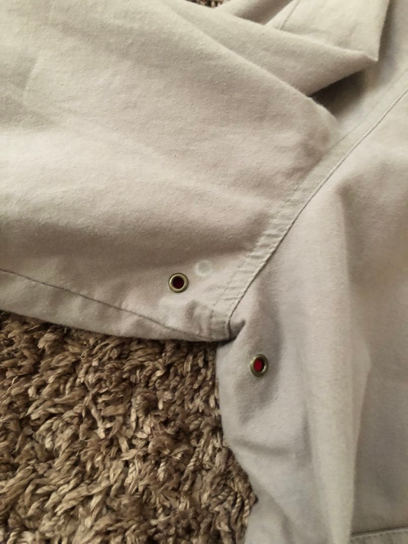《Eddie Bauer》80s スタンドネックジャケット ベージュ L