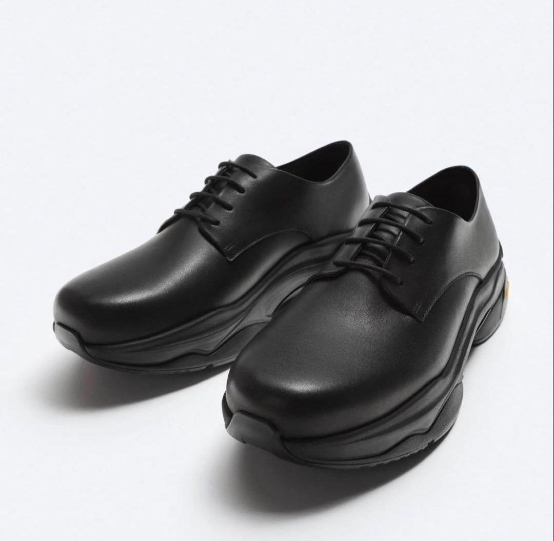 c*0様 ZARA ザラ Vibram® ソール レザーシューズ サイズ41　2