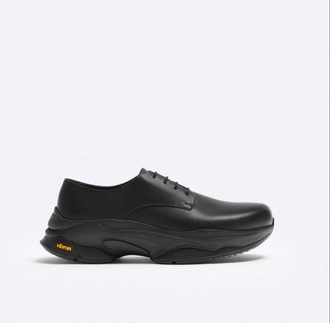 c*0様 ZARA ザラ Vibram® ソール レザーシューズ サイズ41　2