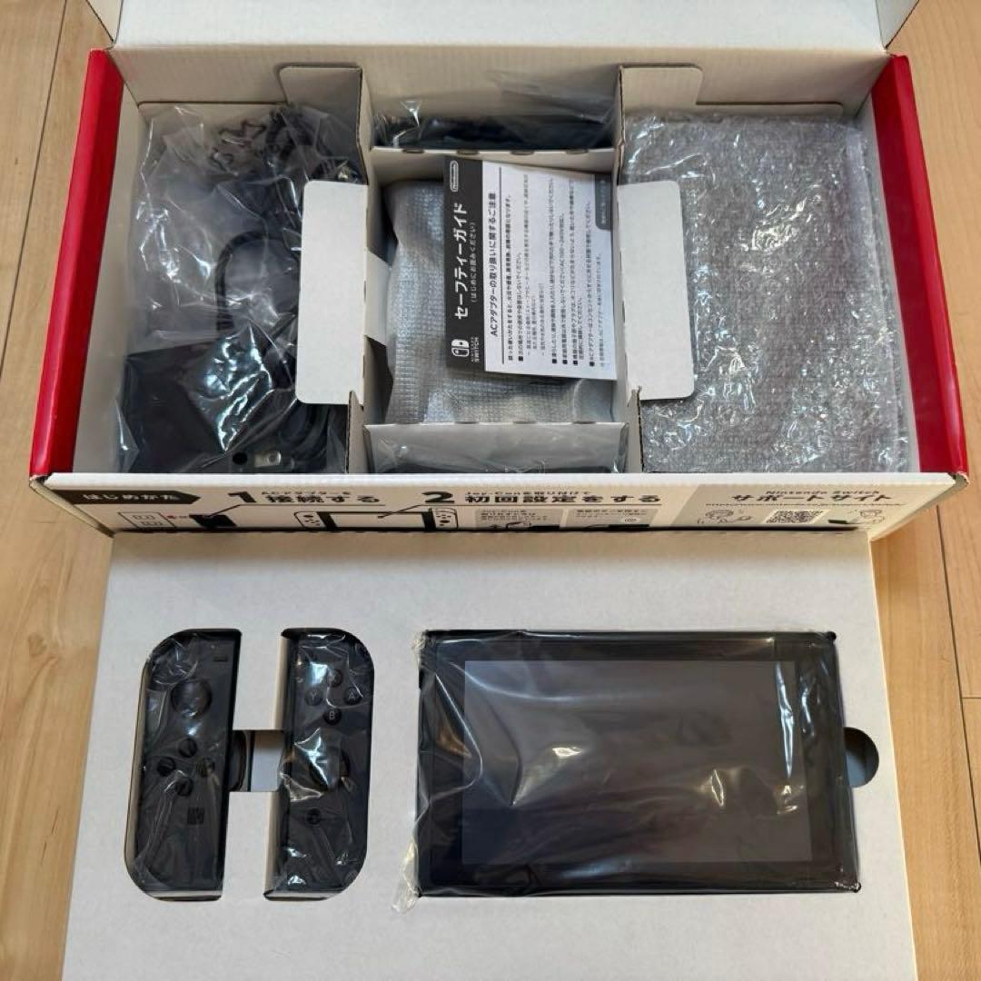 Nintendo Switch グレー 本体・箱・付属品完備