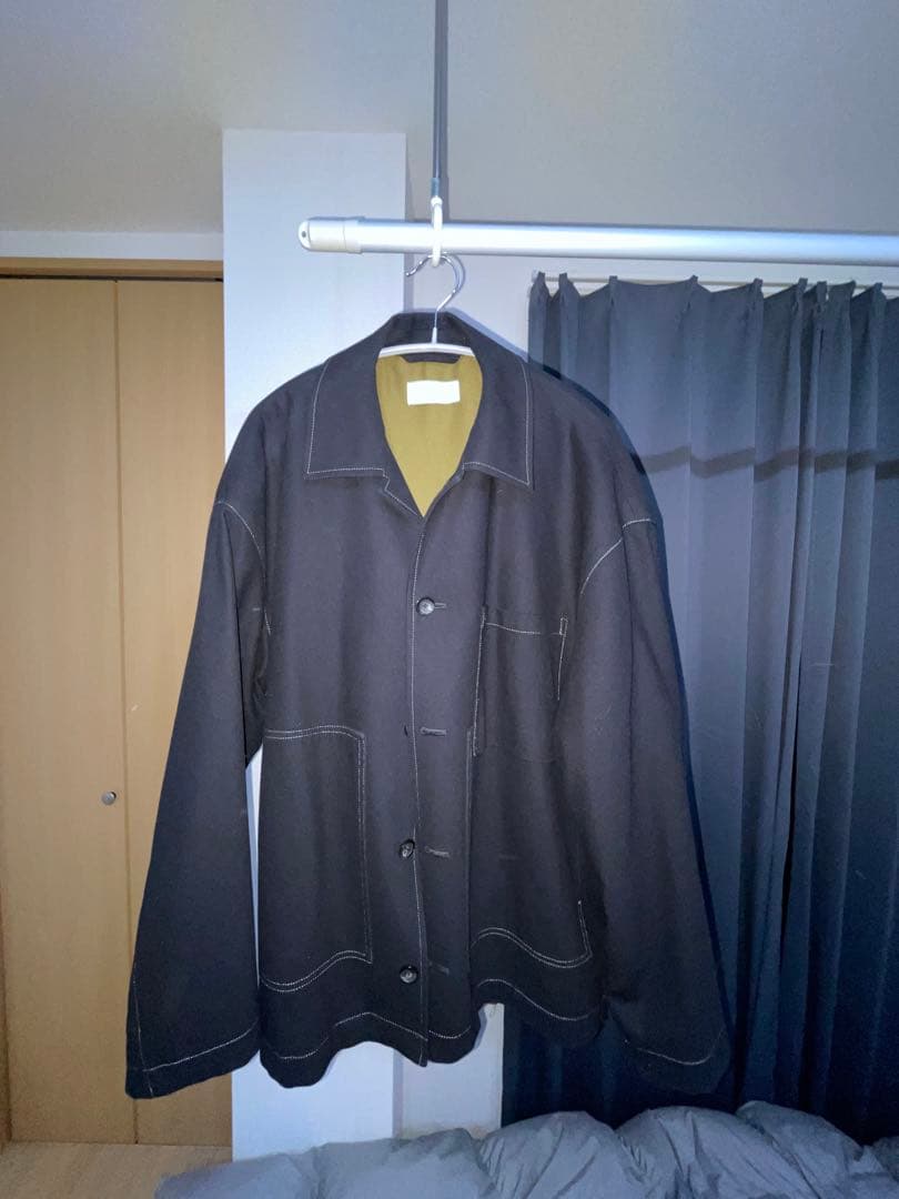 TAUPE　Nidom Color Sticth Shirt Jacket