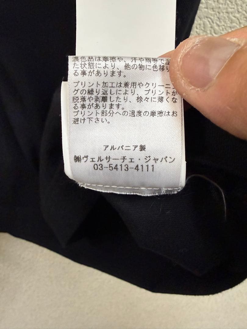 VERSACE ヴェルサーチェ　メデューサロゴTシャツ　黒　Lサイズ　T