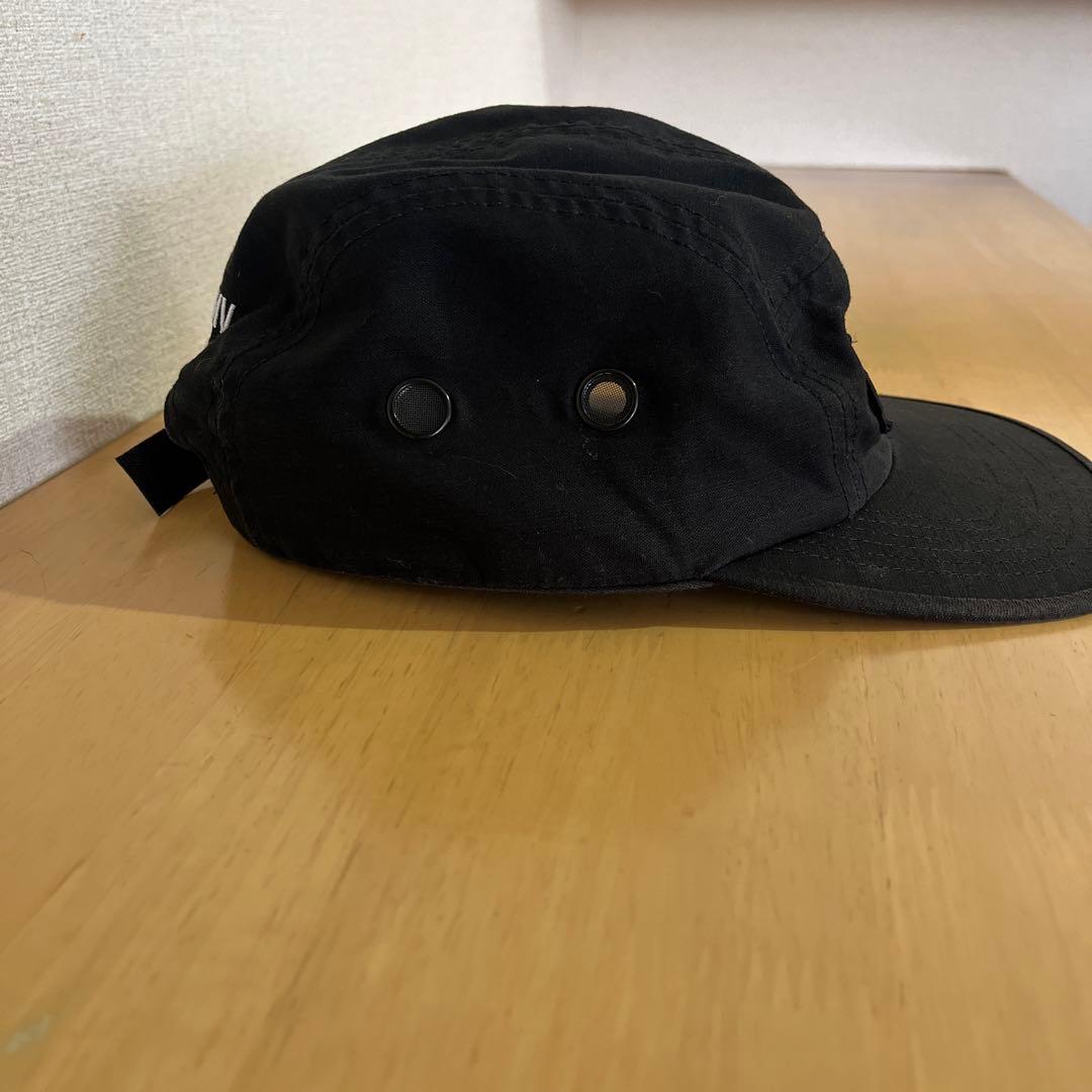 Supreme ブラック 5パネルキャップ