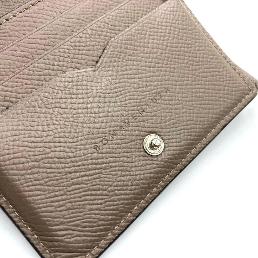 BONAVENTURA ボナベンチュラ 二つ折り財布 グレー レザー