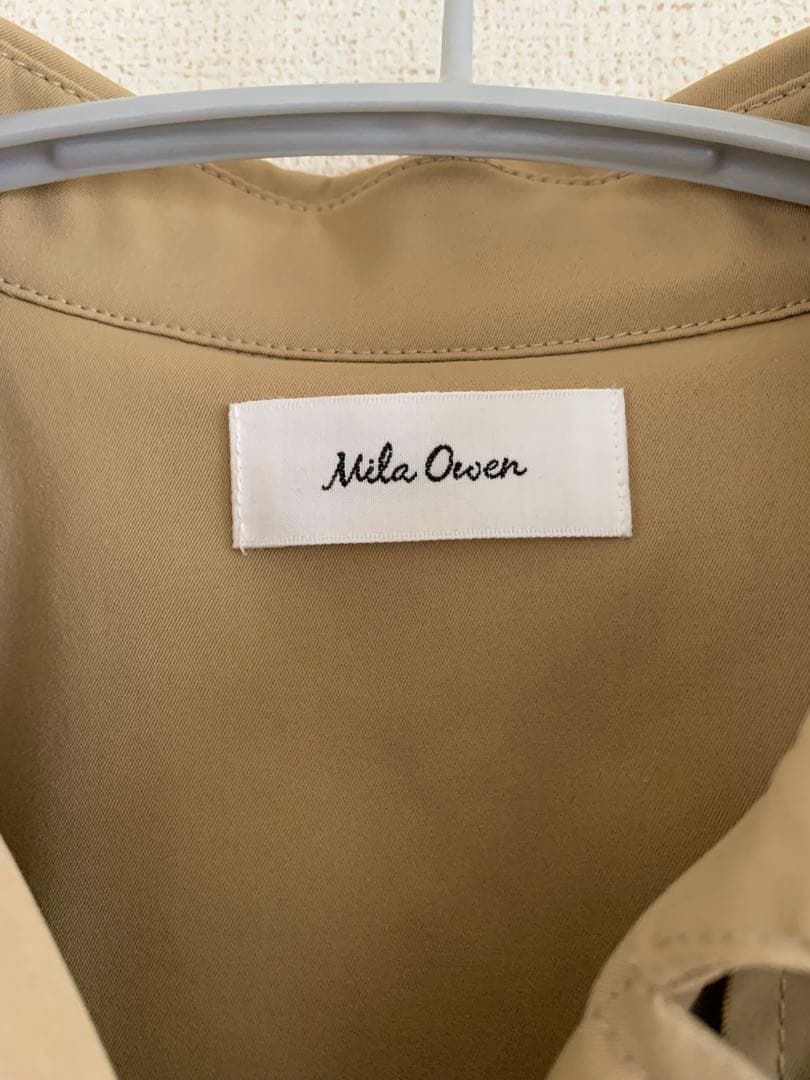 【未使用】Mila Owen オーバーサイズトレンチコート ベージュ