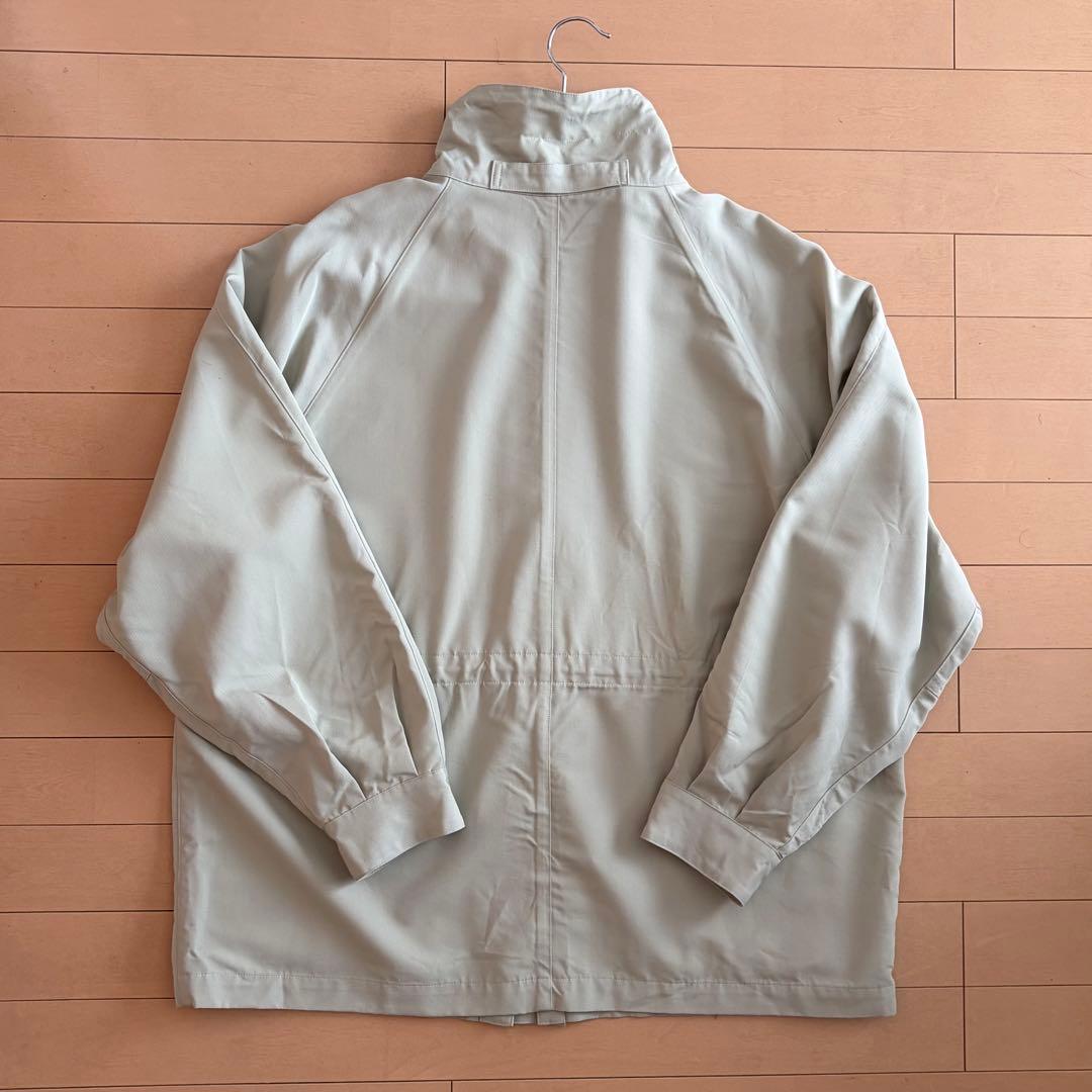 ジャケット・アウター AURALEE WOOL CANVAS HIGHNECK ZIP BLOUSON