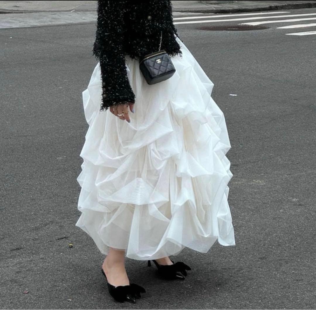 【THE TOE】 新品未使用 Iris tulle skirt スカート