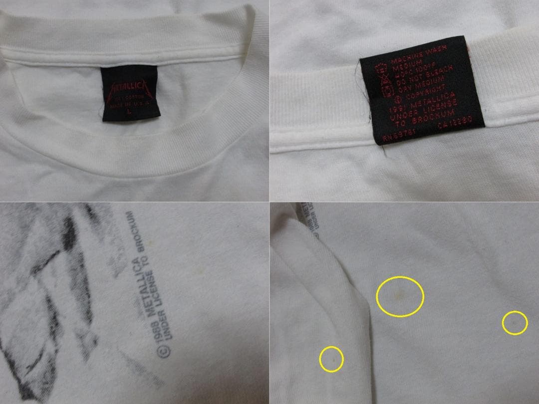 激レア LLICA 1988年 バンドTシャツ メタリカTシャツ