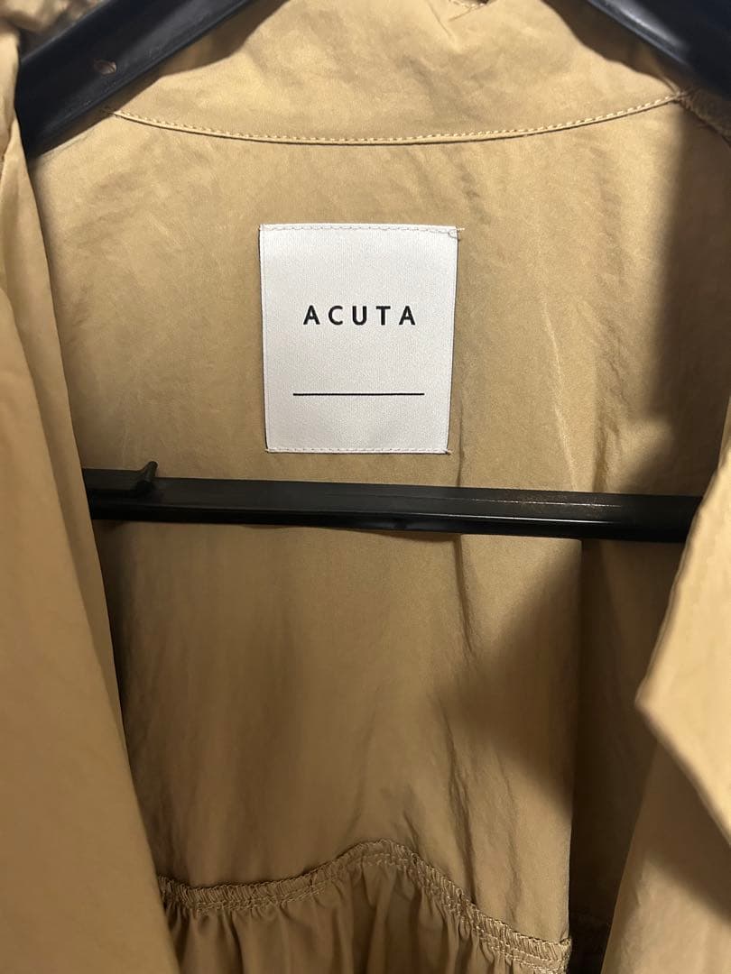 【ACUTA】ライトトレンチコート ベージュ