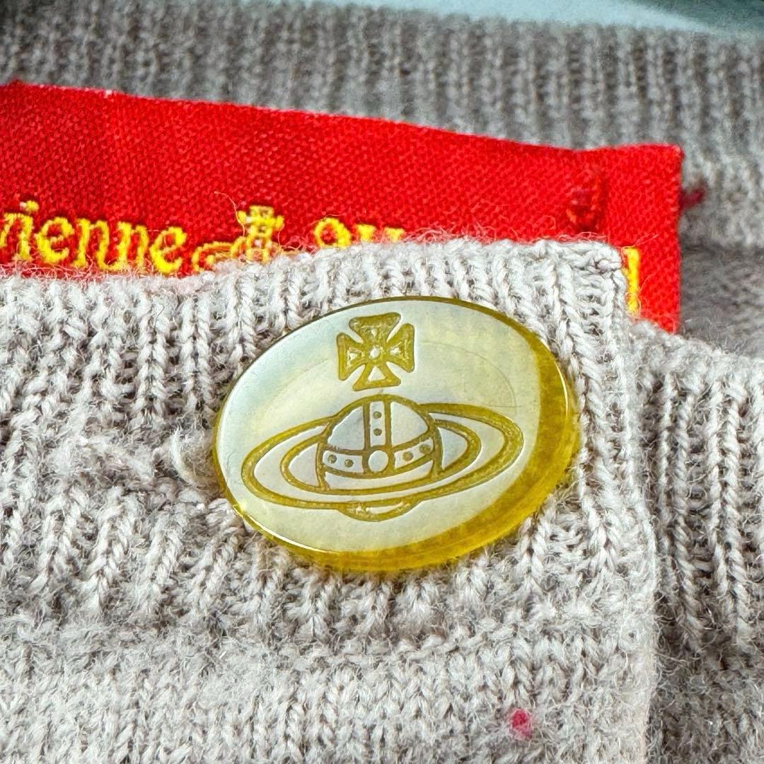 美品✨ヴィヴィアンウエストウッド Y2K ショート丈 カーディガン オーブ刺繍