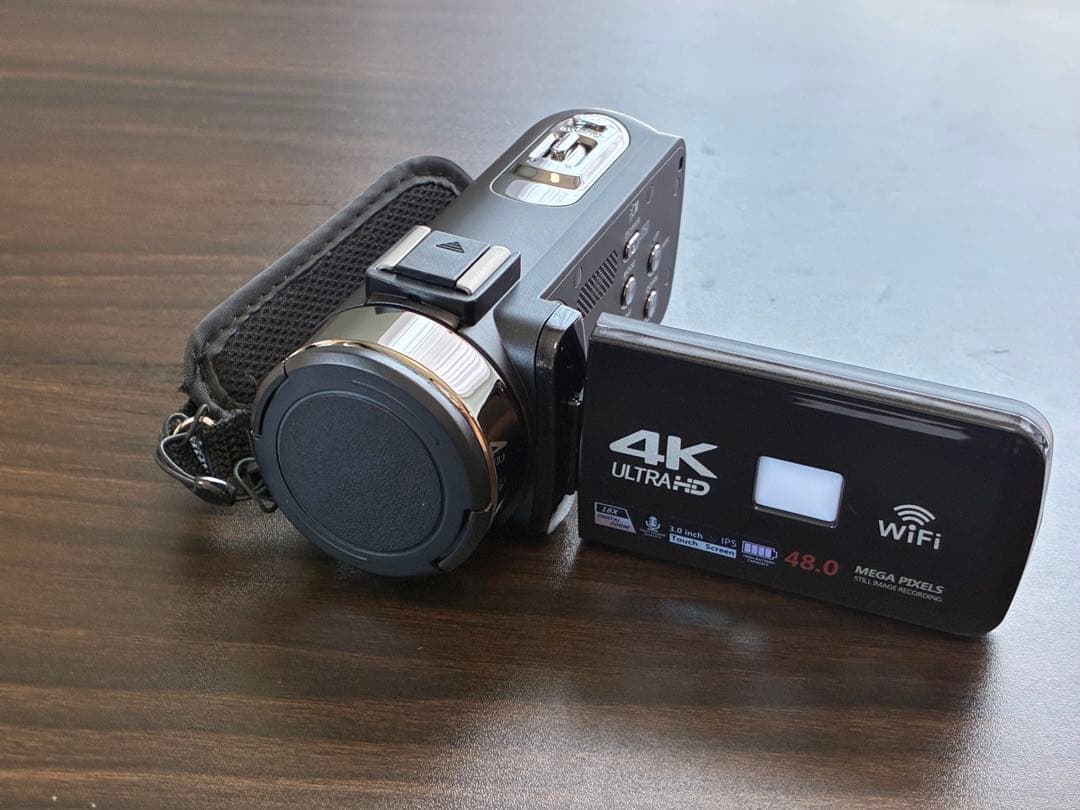 【新品未使用品】4Kビデオカメラ