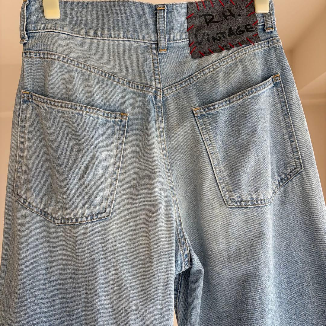 RH Vintageオーガニックコットンビッグデニムパンツ 24