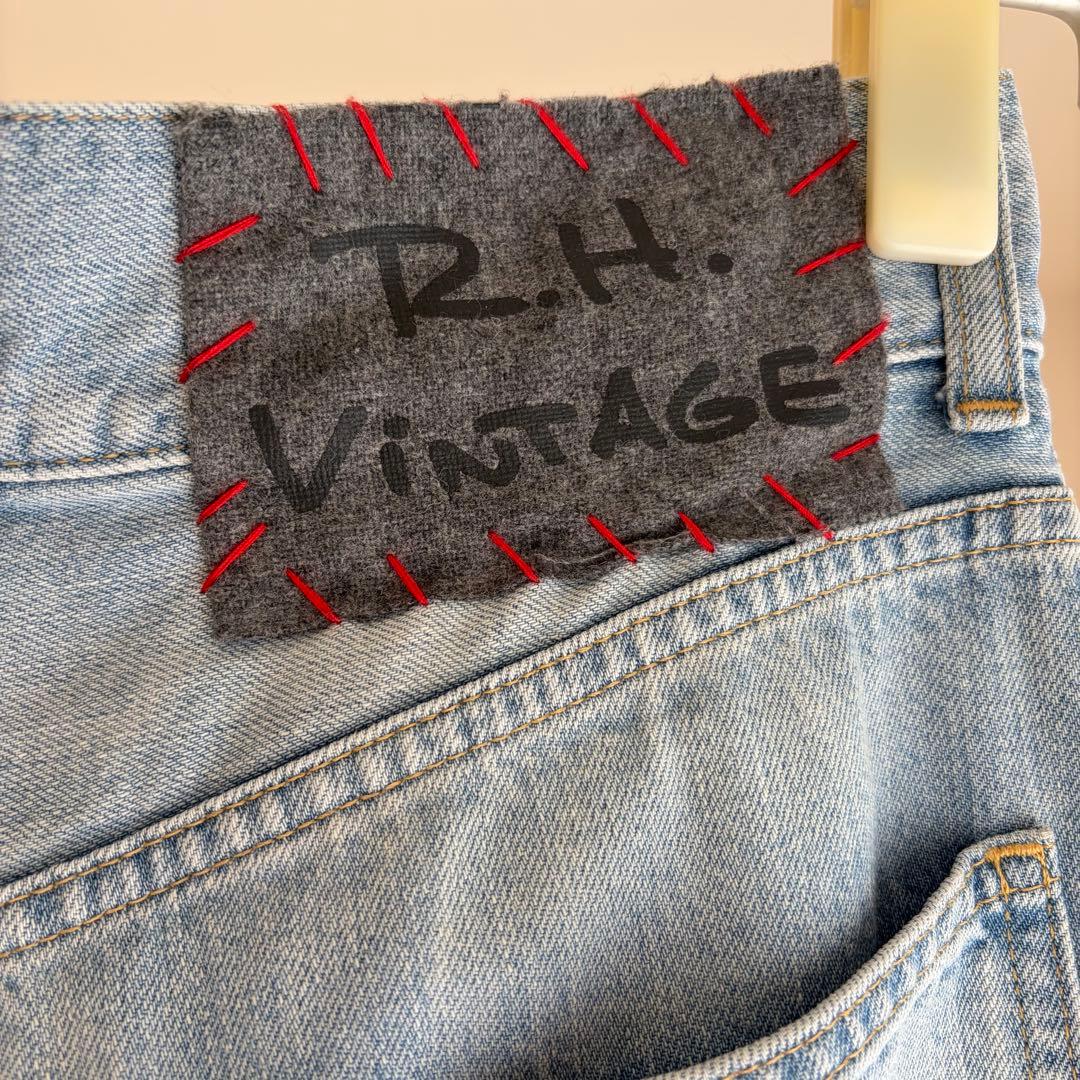 RH Vintageオーガニックコットンビッグデニムパンツ 24