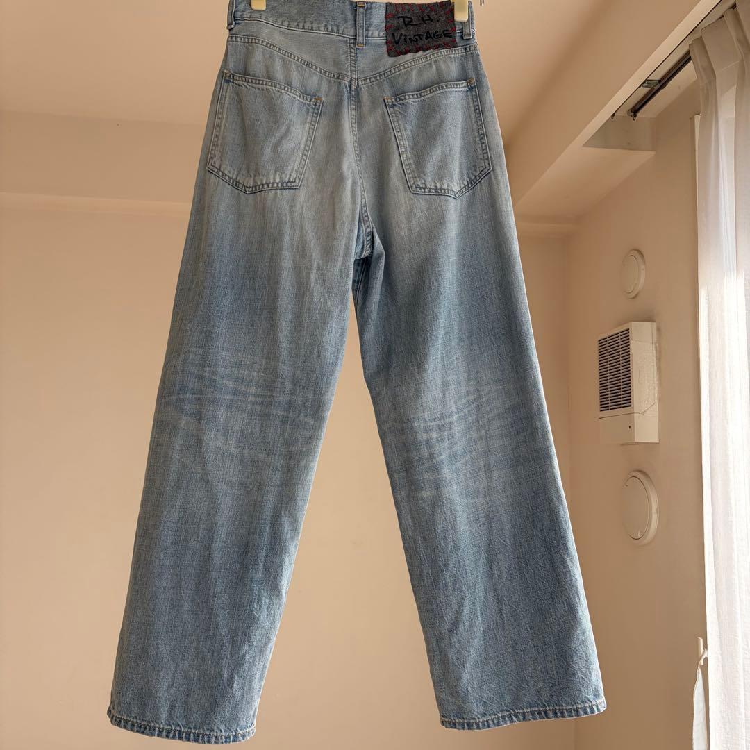 RH Vintageオーガニックコットンビッグデニムパンツ 24