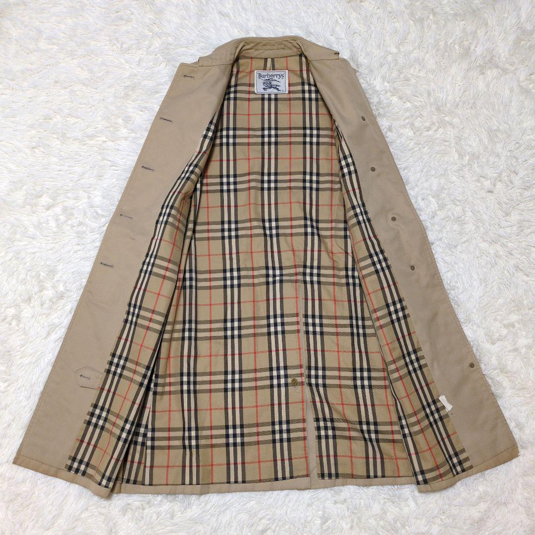 Burberry　ステンカラーコート ノバチェック　ベージュ