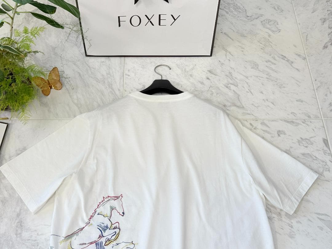 極美品★HERMESメンズTシャツXL コットン カヴァルカード ホースプリント