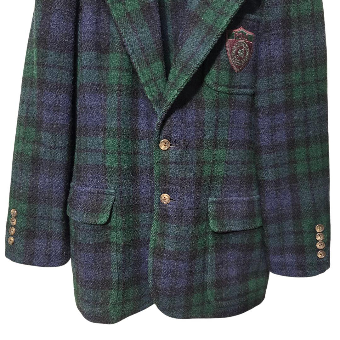 Ralph Lauren ブラックウォッチ エンブレム ジャケット L
