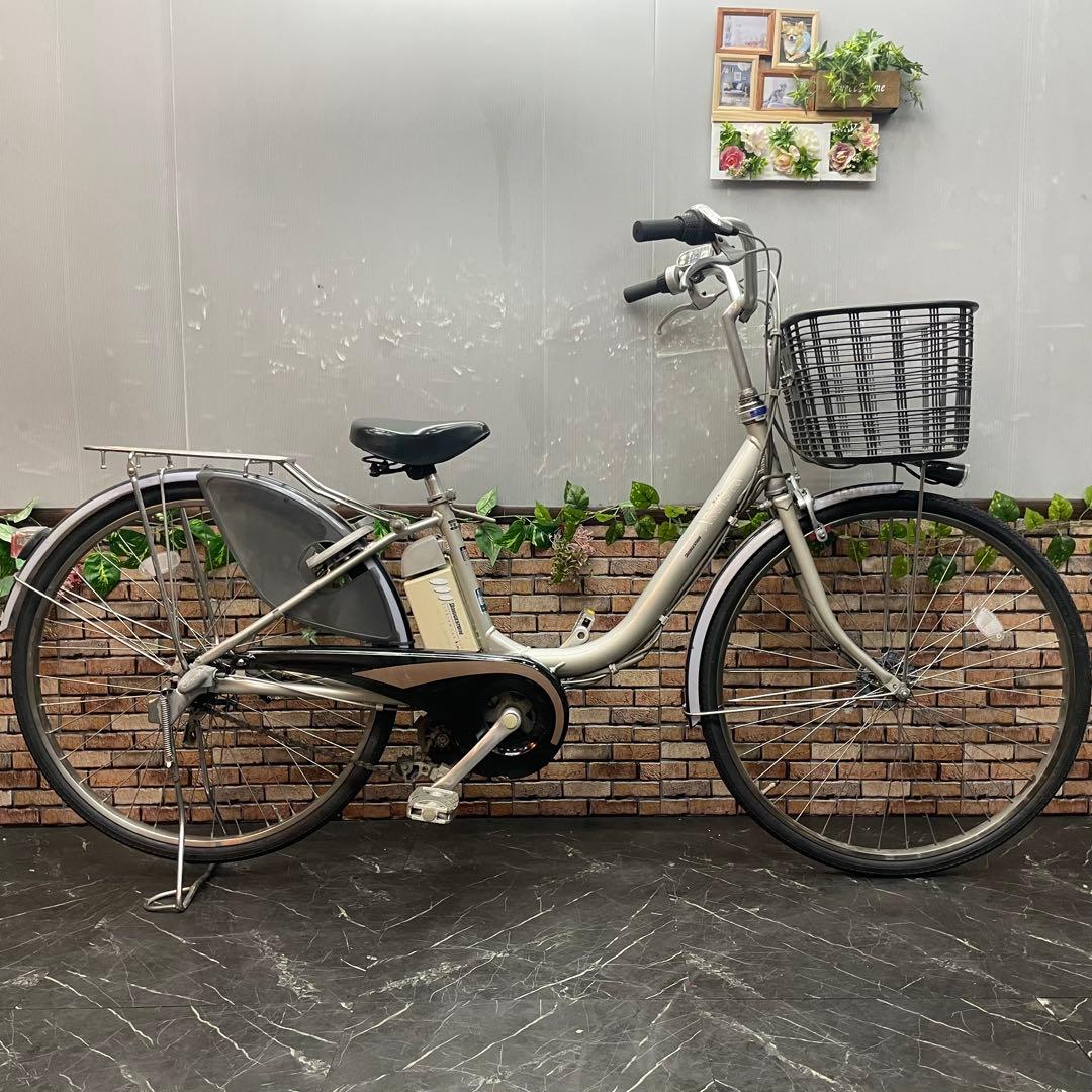 分解配送【14】電動自転車 ブリヂストン Assista シルバー 26インチ