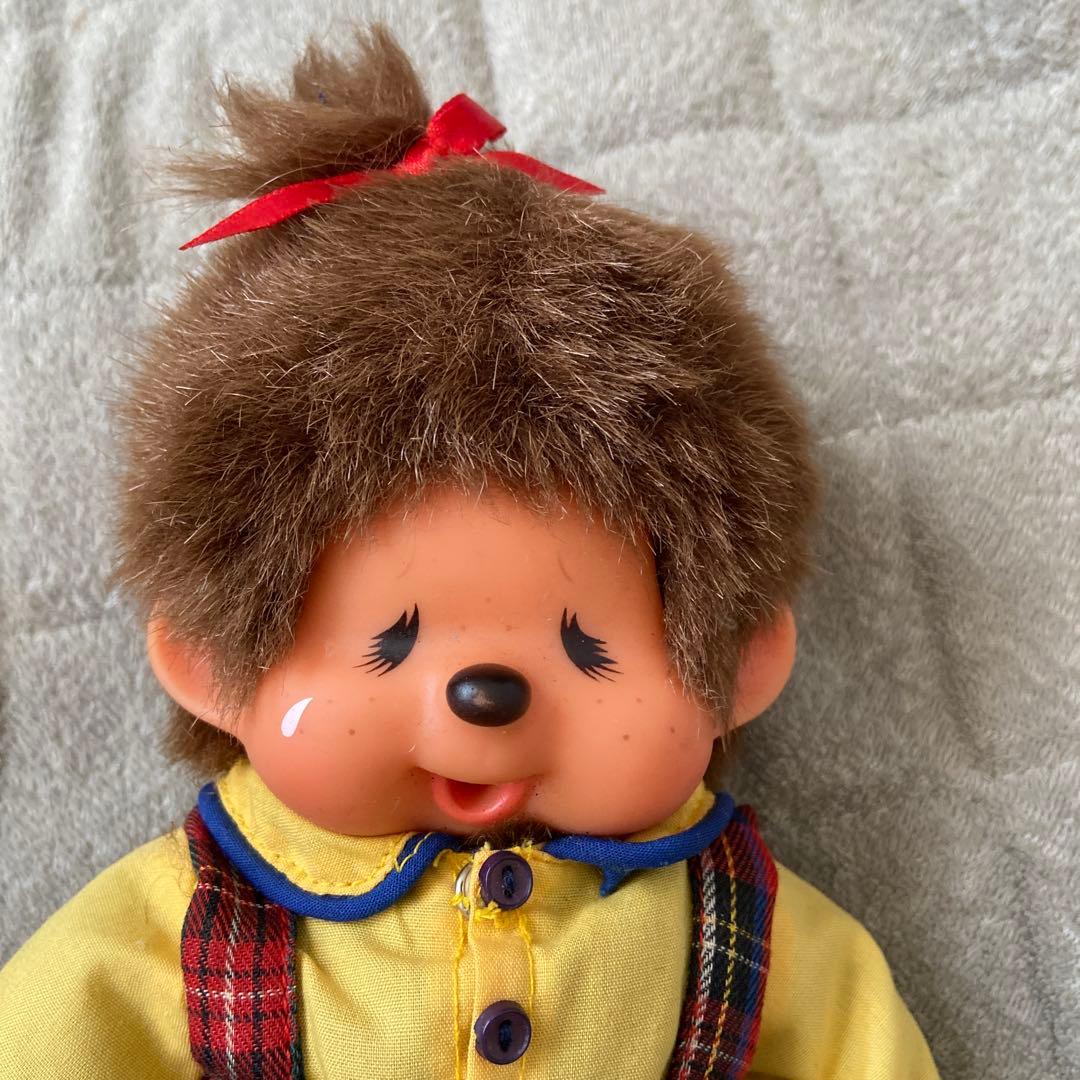 ビンテージ モンチッチ 女の子 泣き monchhichi タグ付き