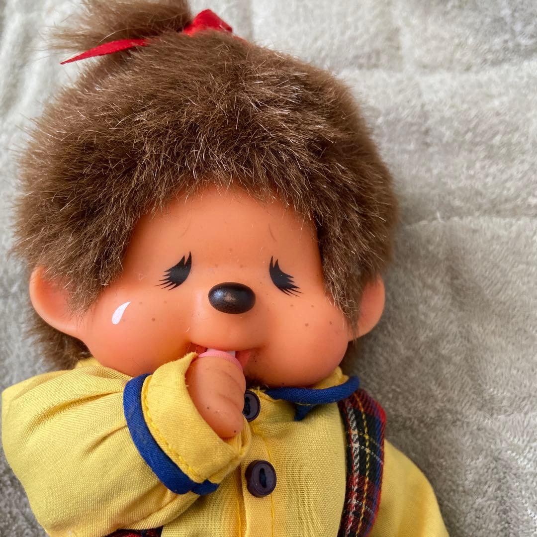 ビンテージ モンチッチ 女の子 泣き monchhichi タグ付き