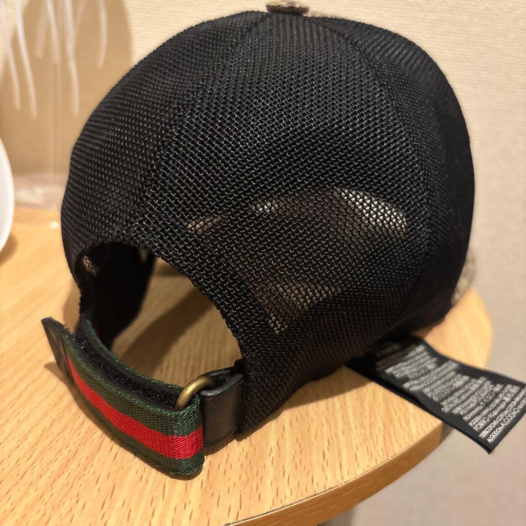GUCCI トラ柄 ベースボールキャップ Mサイズ
