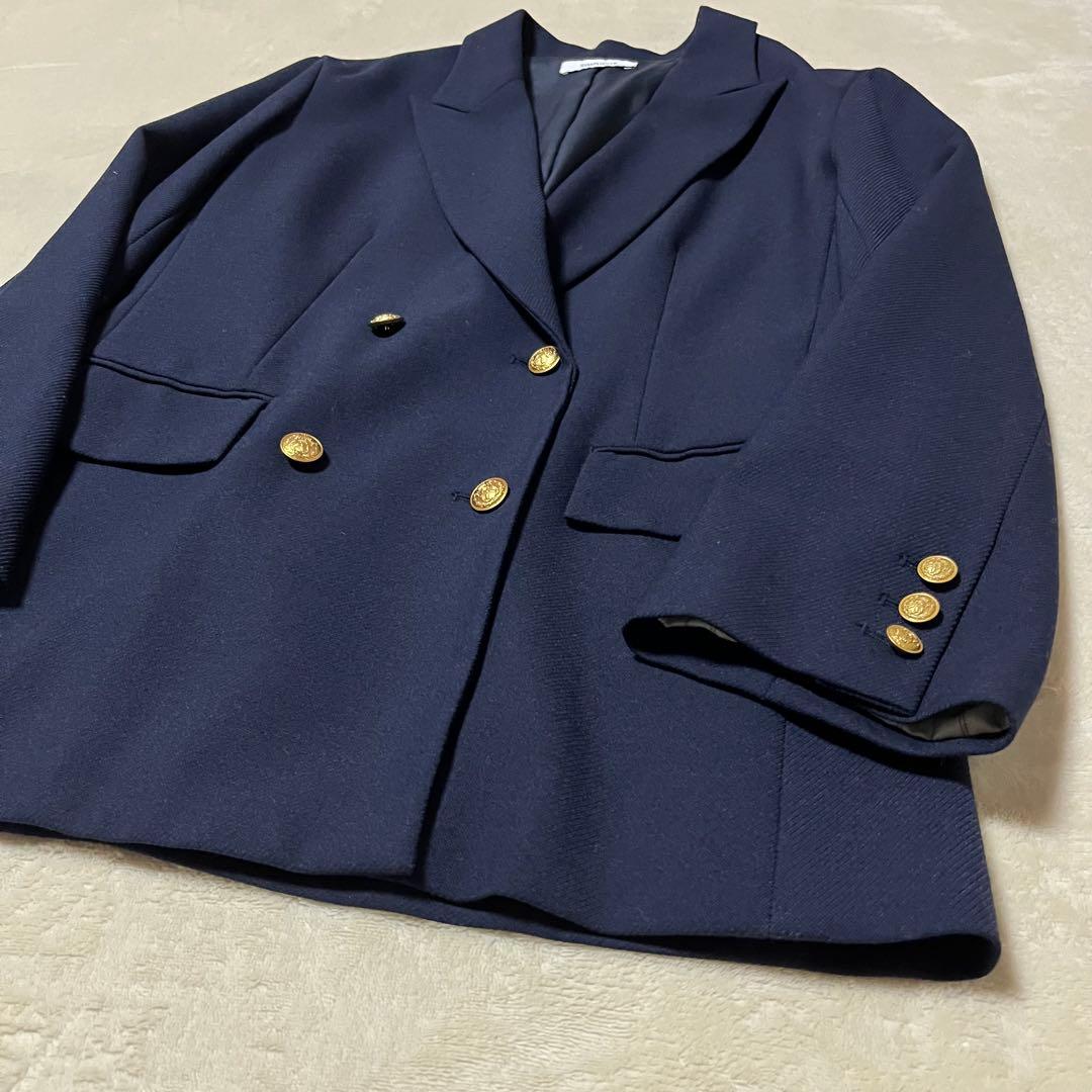 極美品✨ベーセーストックWブレストボクシー4Bブレザー シンプルシティエ