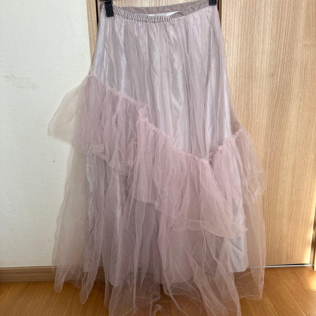 ポロニットセットチュールスカート