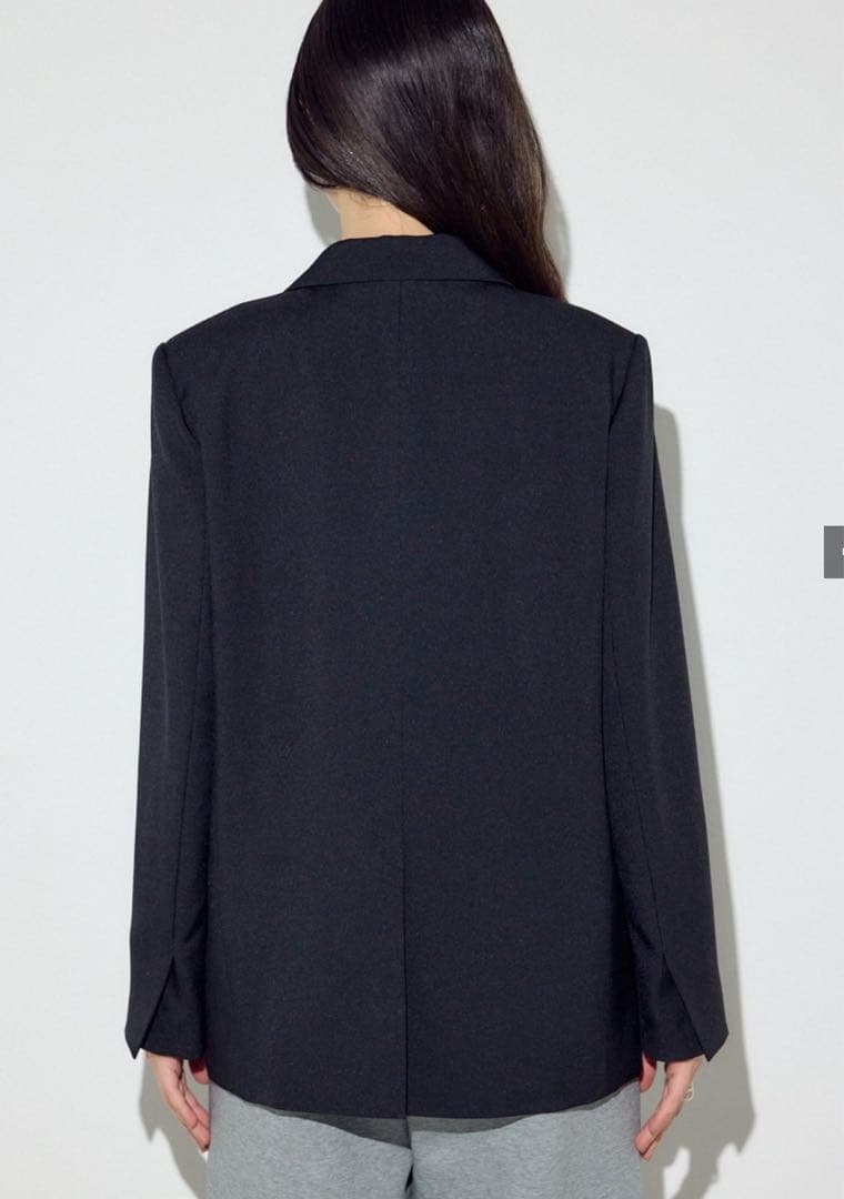 AZUL by moussy ダブルテーラードジャケット S ブラック