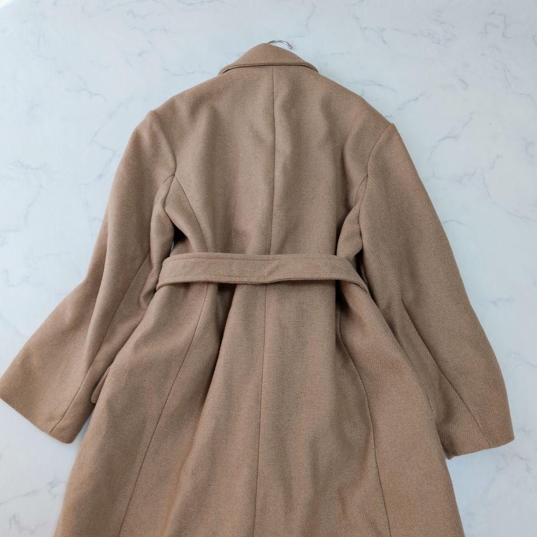 【新品】ZARA ザラ ロングコート ダブル ベルト付き M