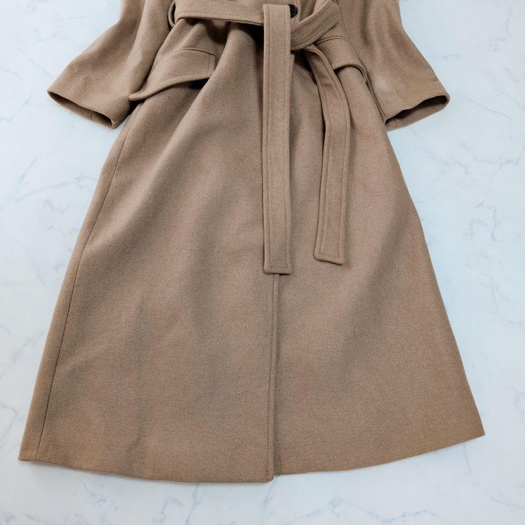 【新品】ZARA ザラ ロングコート ダブル ベルト付き M