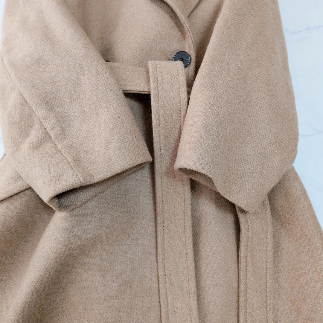 【新品】ZARA ザラ ロングコート ダブル ベルト付き M