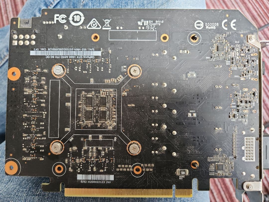 GTX1660 6GB MSI AERO ITX 動作確認済 グラボ
