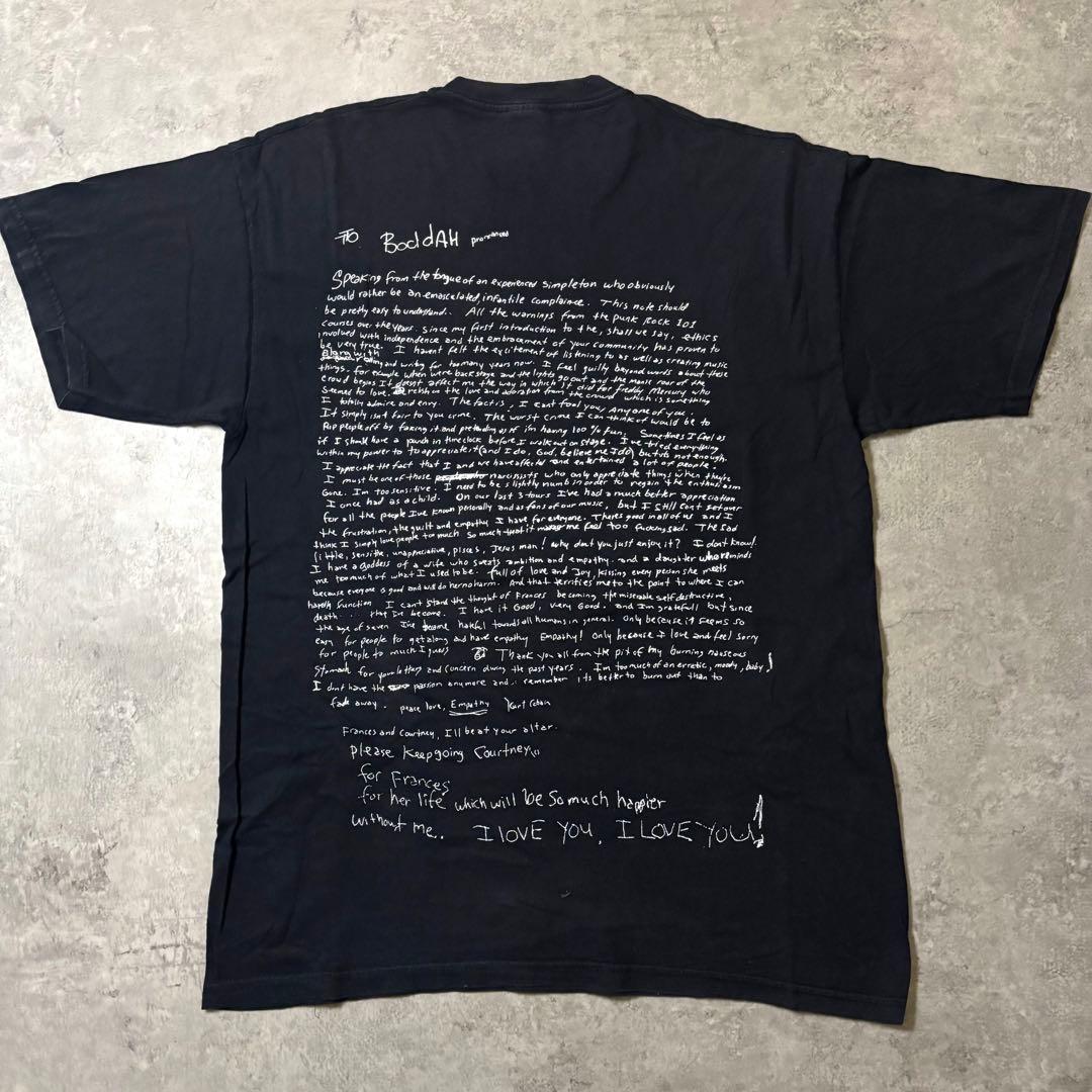 カートコバーンNIRVANAニルヴァーナ Tシャツ Bootleg追悼メモリアル