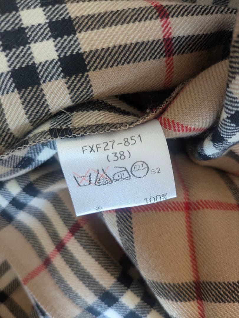 【希少】BURBERRY BLUE LABEL ノバチェック プリーツスカート