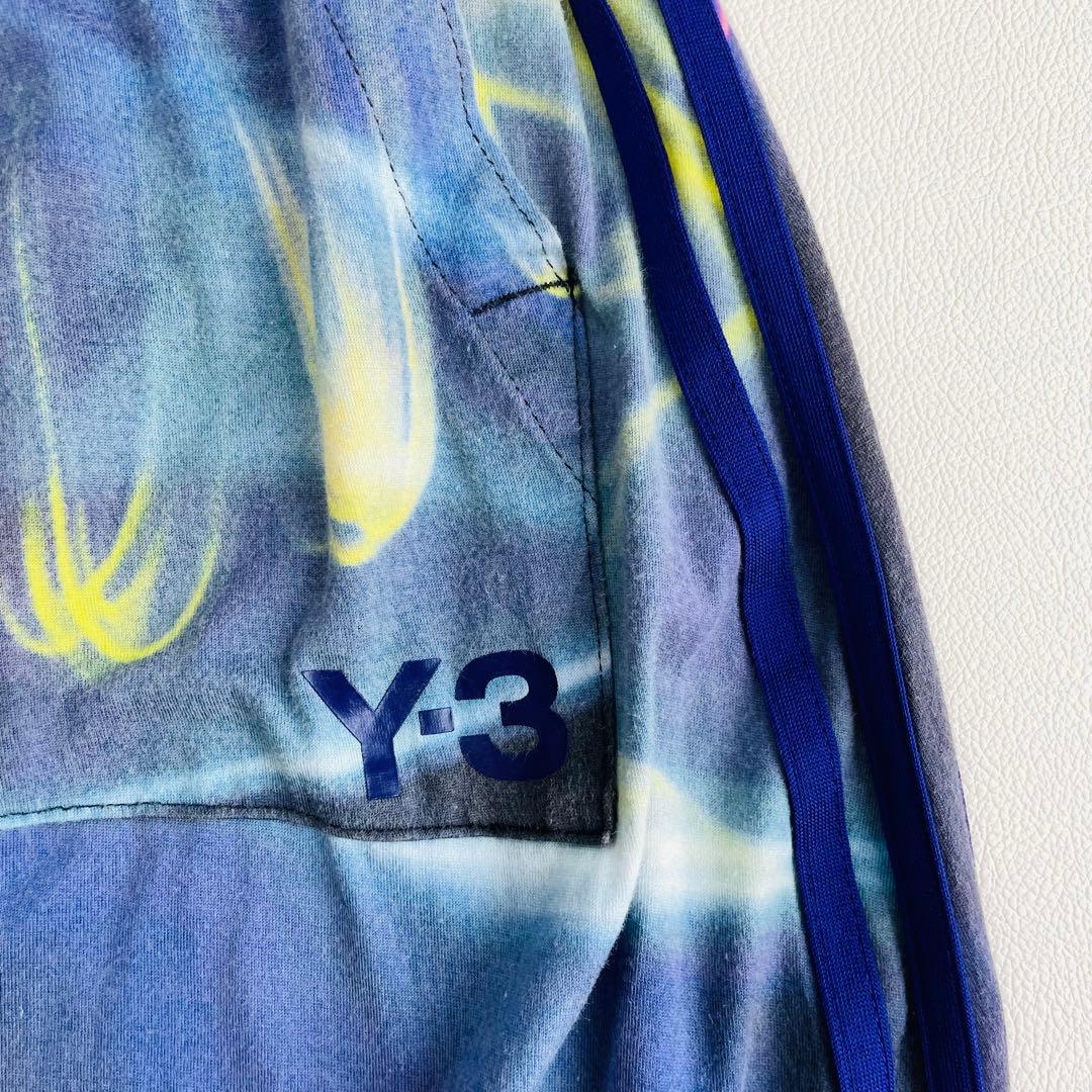 6137【希少色】Y-3　ワイスリー　サルエルパンツ　総柄　ワイド　ヨウジ系