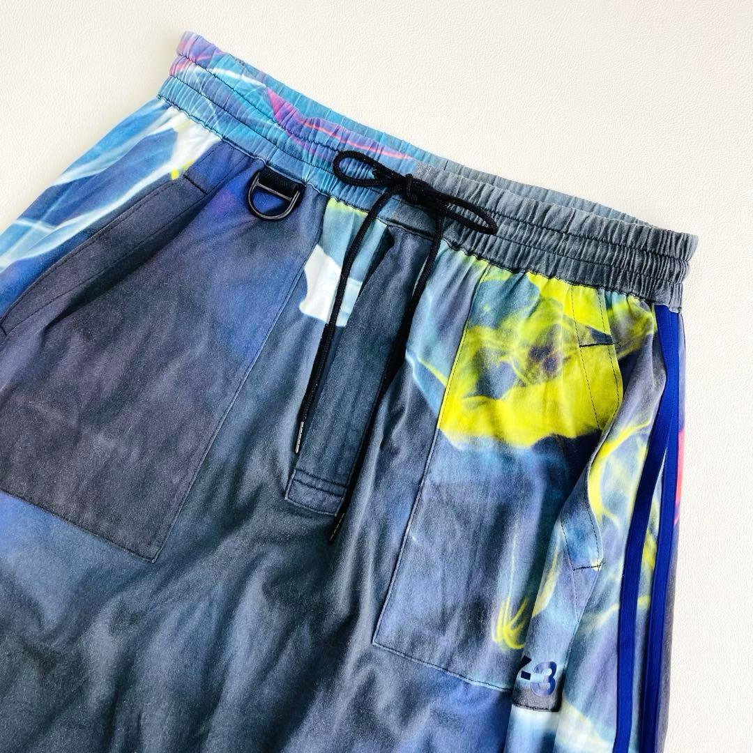 6137【希少色】Y-3　ワイスリー　サルエルパンツ　総柄　ワイド　ヨウジ系