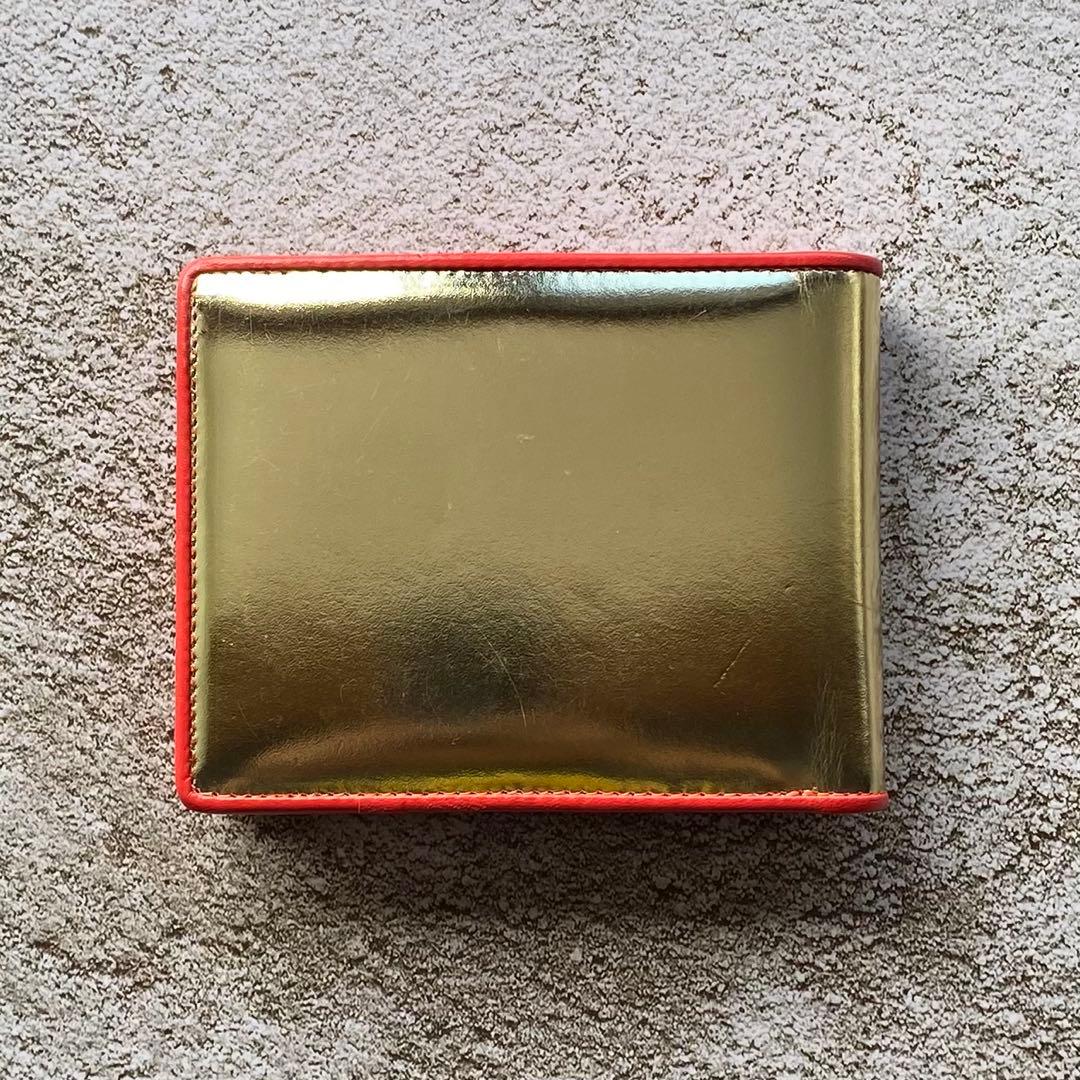 alain mikli アランミクリ ゴールド レッド 財布 ウォレット レザー