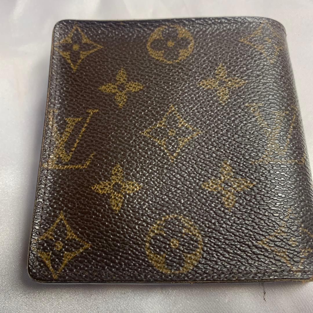 箱付Louis Vuitton 二つ折り財布 モノグラム ポルトフォイユ マルコ