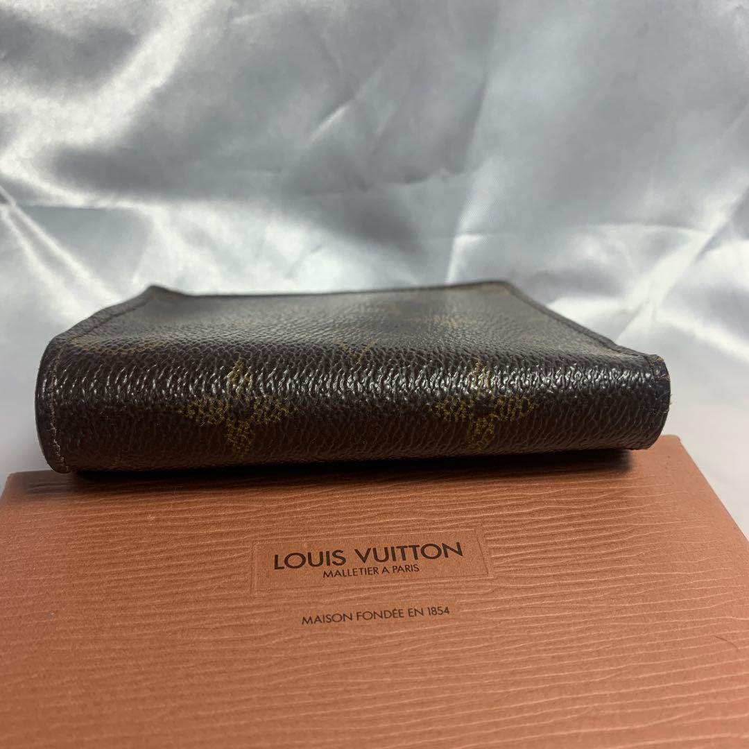 箱付Louis Vuitton 二つ折り財布 モノグラム ポルトフォイユ マルコ