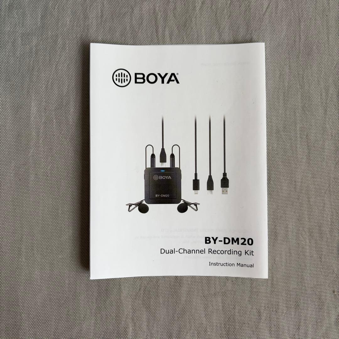 BOYA BY-DM20 マイク 録音キット スマホ・PC・iPhone対応