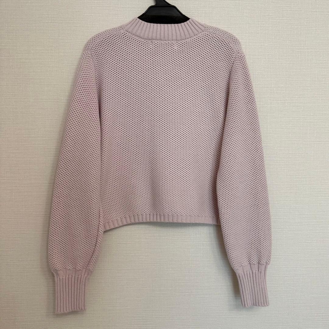 美品 ローブブラン Basket Knit Cardigan カーディガン