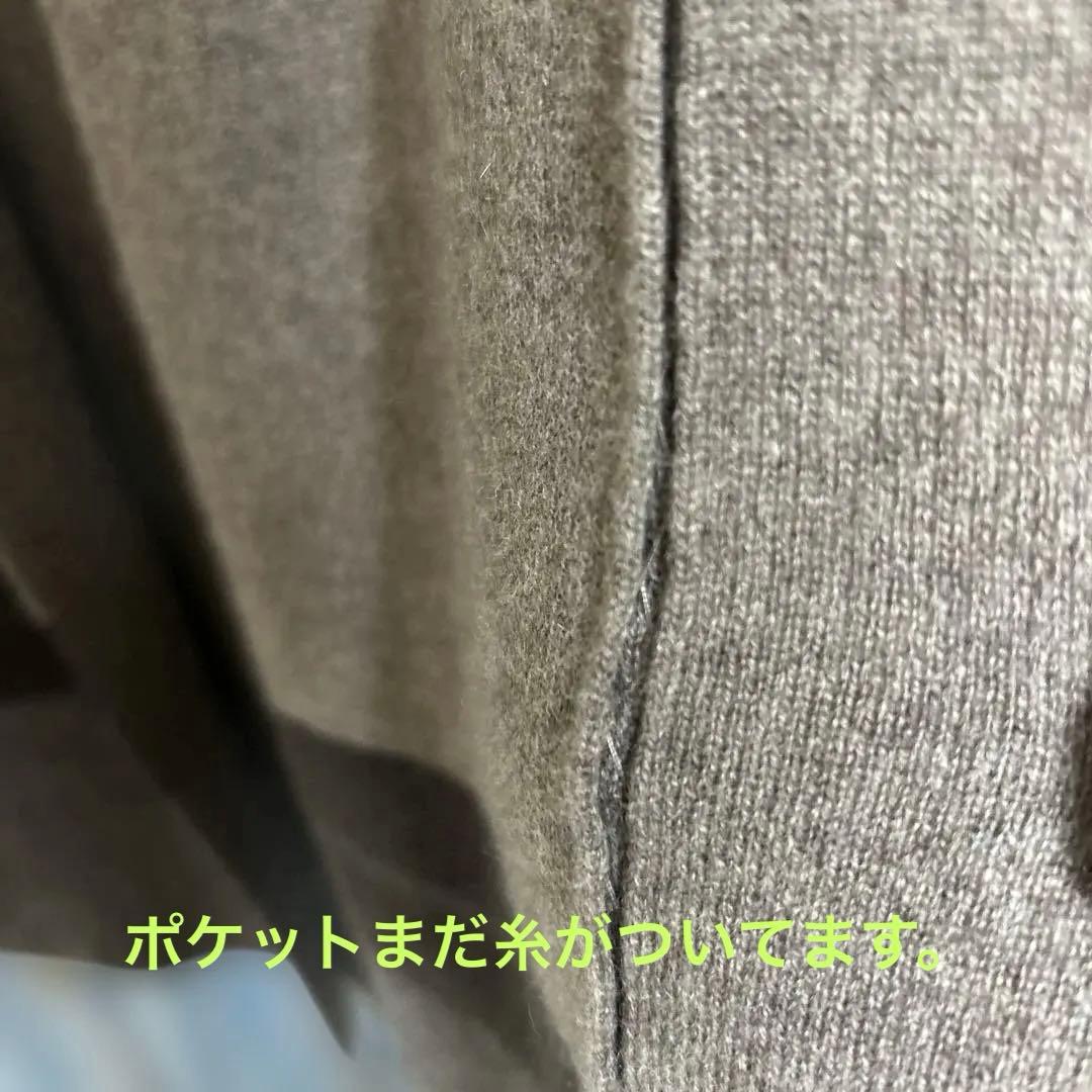 アクリス　AKRIS ブラウン系 カーディガン US8 カシミヤ100％　M〜L