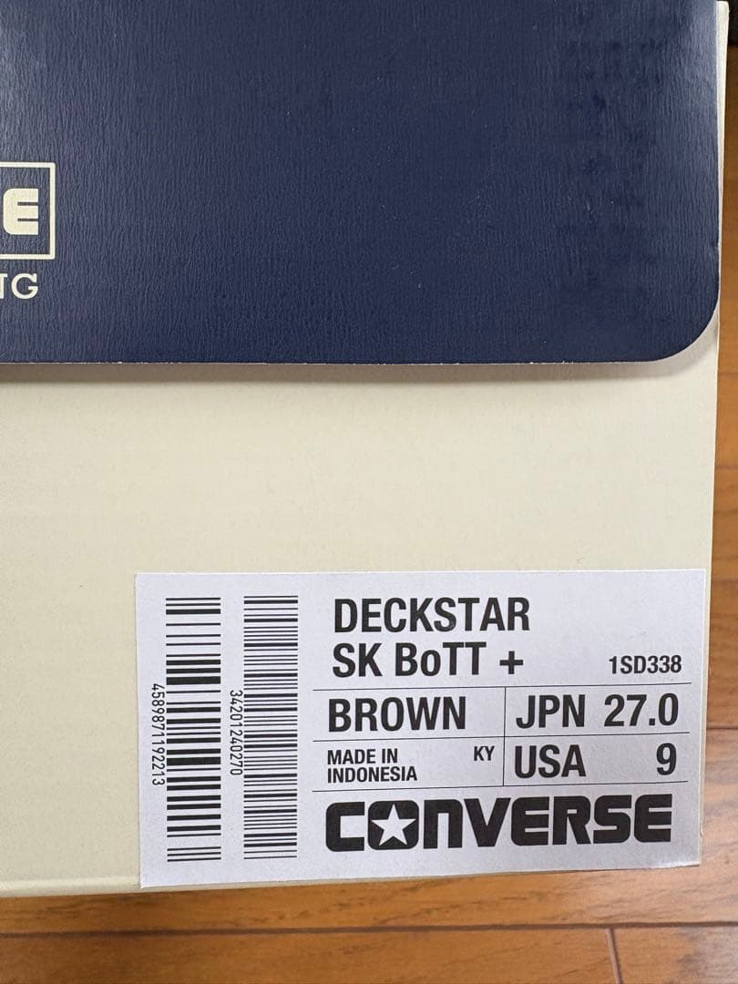 【美品】CONVERSE BoTT DECKSTAR