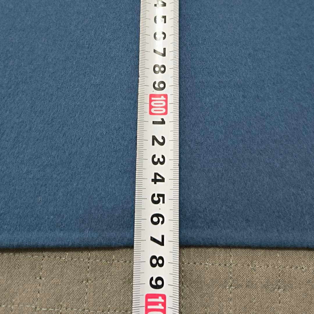 極美品★ICB ウールリバー ロングコート ブルーグレー 軽量 定価約7万