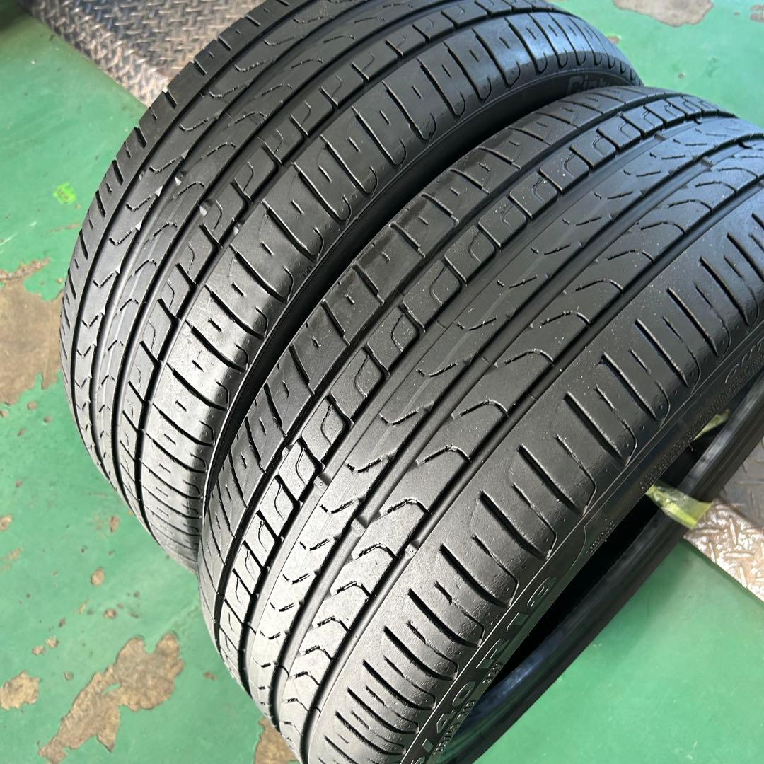 中古タイヤ225/40R18　ピレリランフラット2本　、MINIなどに