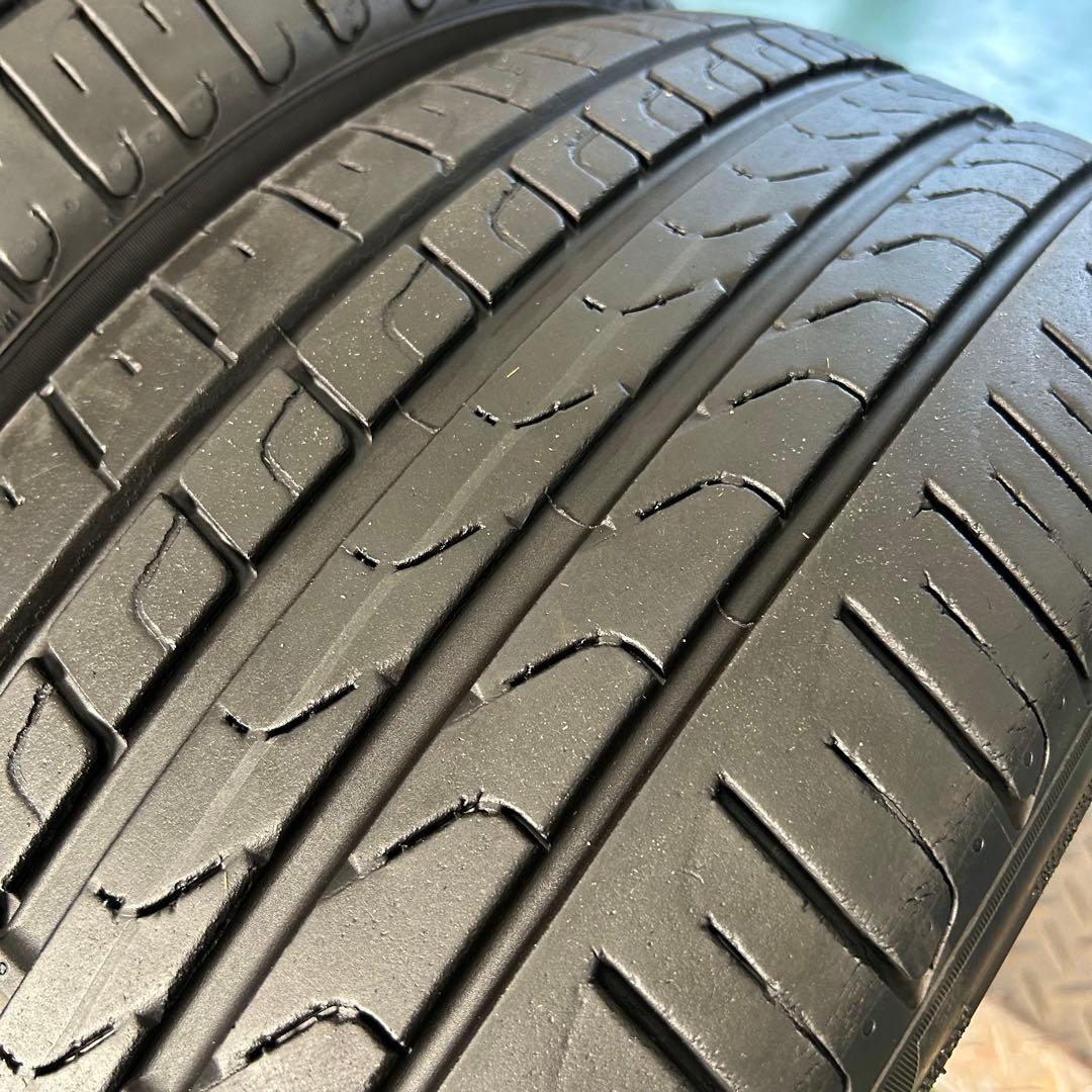 中古タイヤ225/40R18　ピレリランフラット2本　、MINIなどに