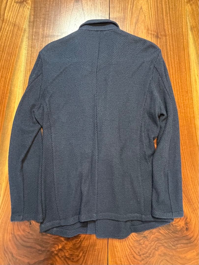 ゆった❗️ネイビーニットダブルジャケット　UNITED ARROWS L