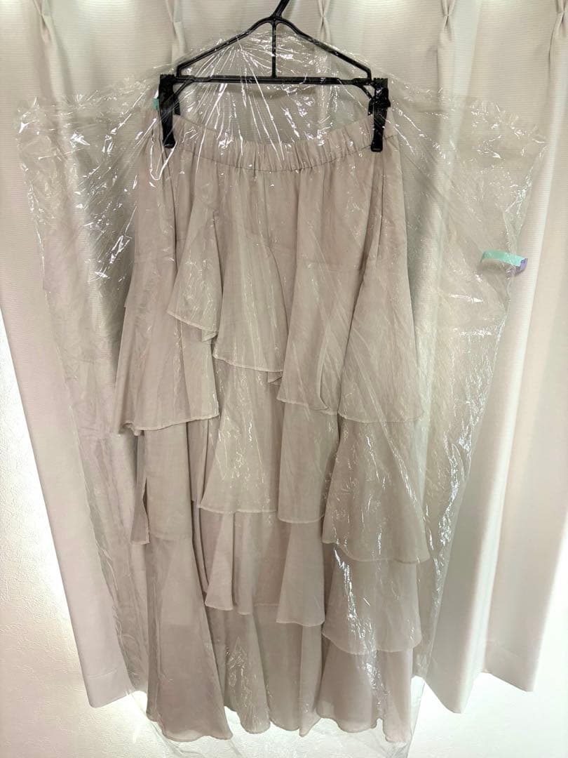 【美品】FRAY I.D アシメフリルティアードスカート