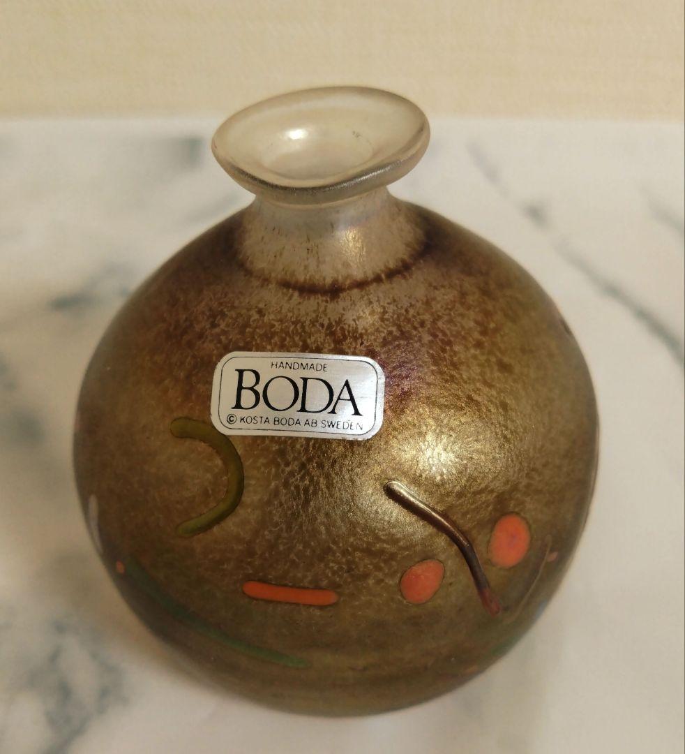 KOSTA BODA ハンドメイド ガラス花瓶 スウェーデン