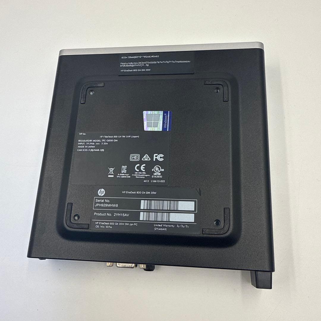N*a様 HP ELITE DESK 800 G4 i5 8世代 SSD 管理番